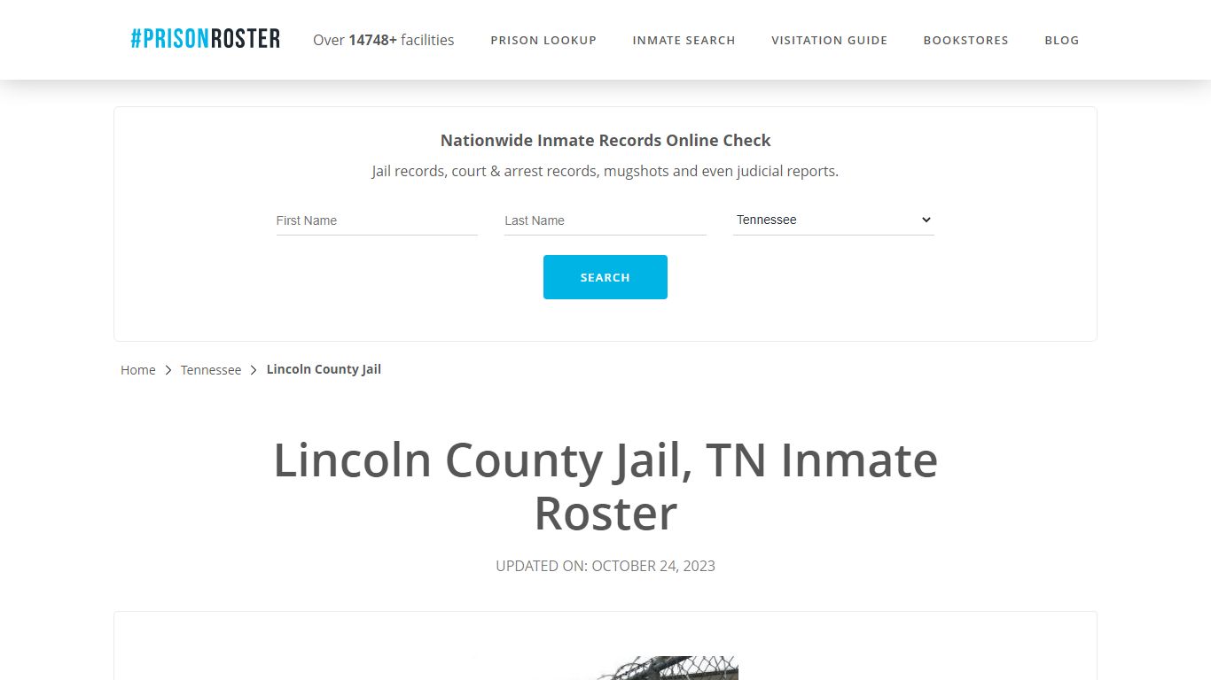 Lincoln County Jail, TN Inmate Roster - Prisonroster